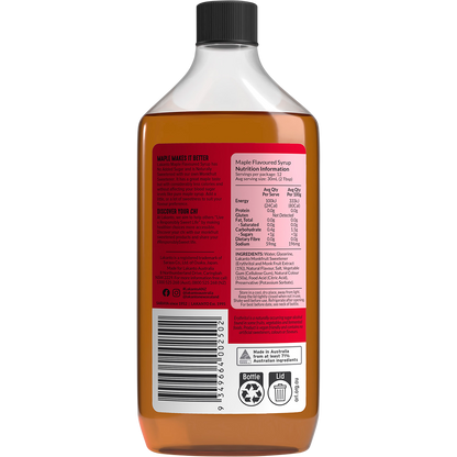 Maple Flavoured Syrup with Monkfruit Sweetener