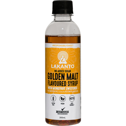 Golden Malt Flavoured Syrup with Monkfruit Sweetener