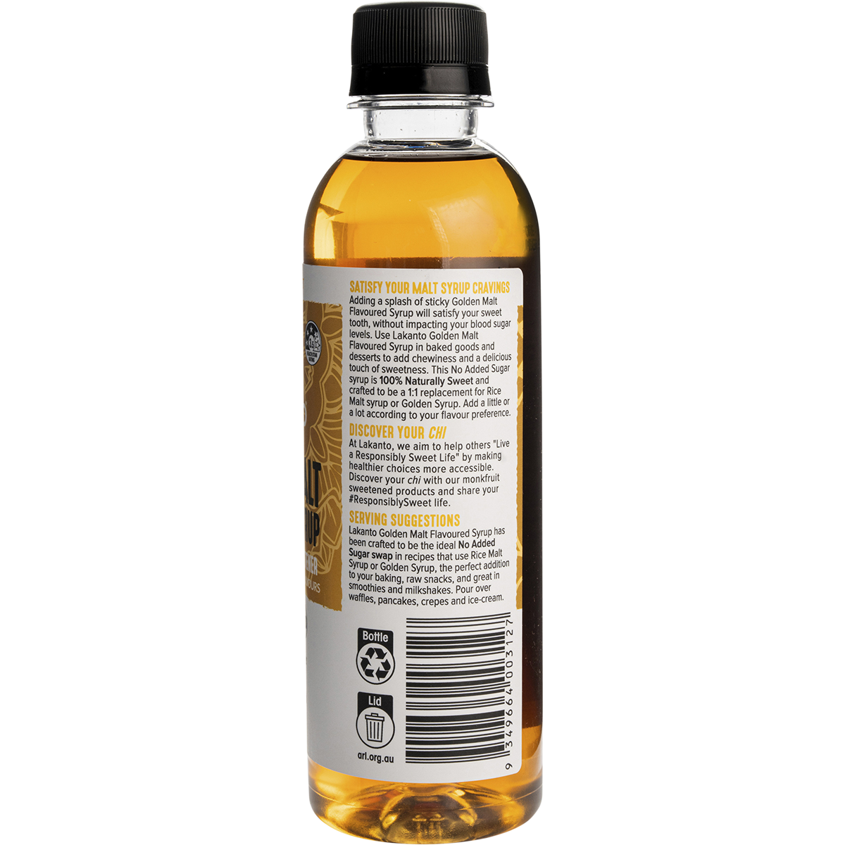Golden Malt Flavoured Syrup with Monkfruit Sweetener