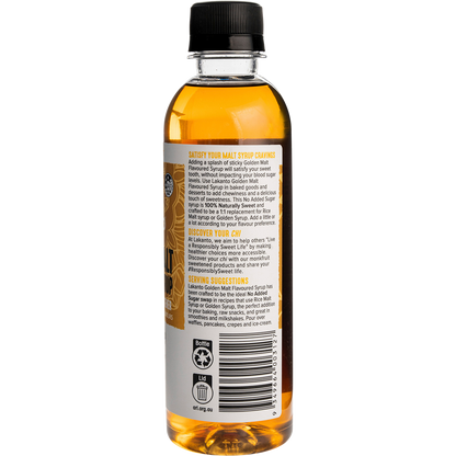 Golden Malt Flavoured Syrup with Monkfruit Sweetener