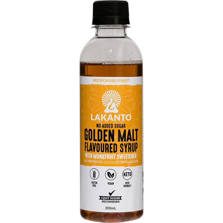 Golden Malt Flavoured Syrup with Monkfruit Sweetener