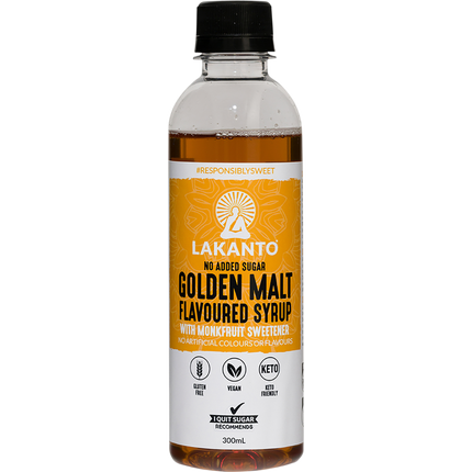Golden Malt Flavoured Syrup with Monkfruit Sweetener