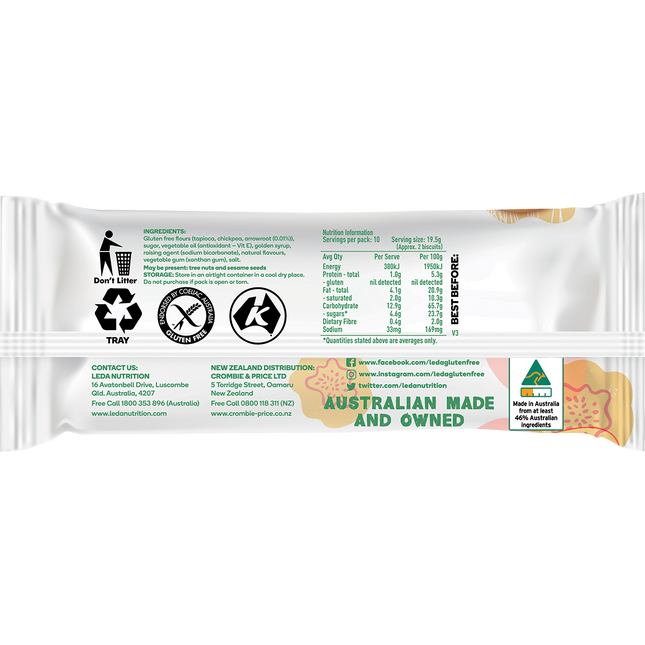 Leda Arrowroot Biscuits