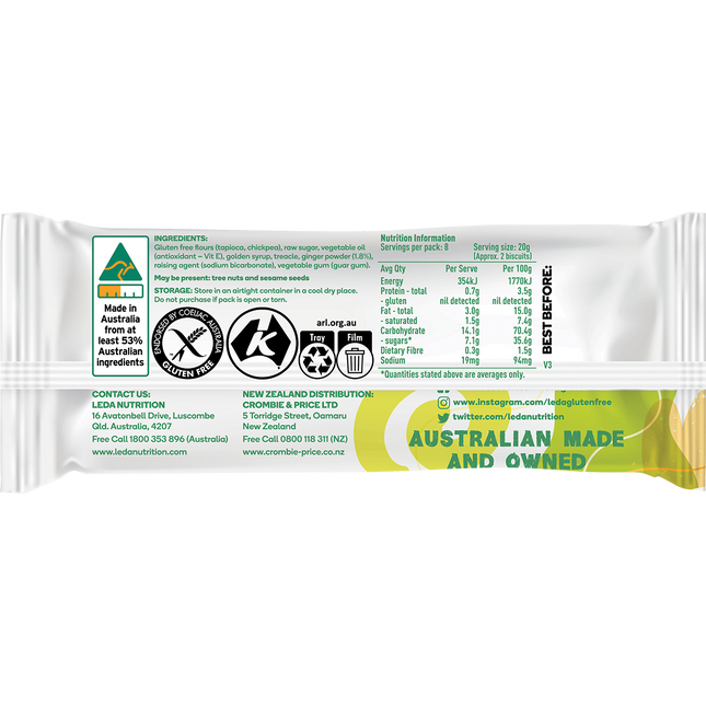 Leda Gingernut Cookies