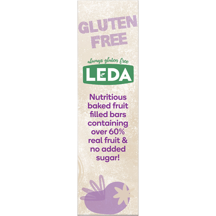 Leda Baked Fruit Filled Bars Triple Berry Multipack 5 Bars