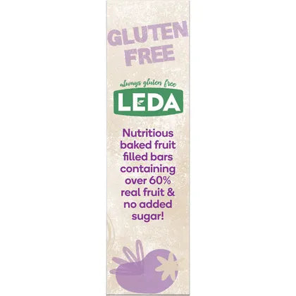 Leda Baked Fruit Filled Bars Triple Berry Multipack 5 Bars 6x190g