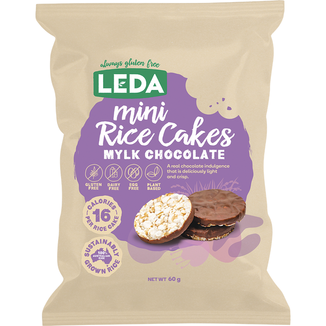 Leda Mini Rice Cakes Mylk Chocolate