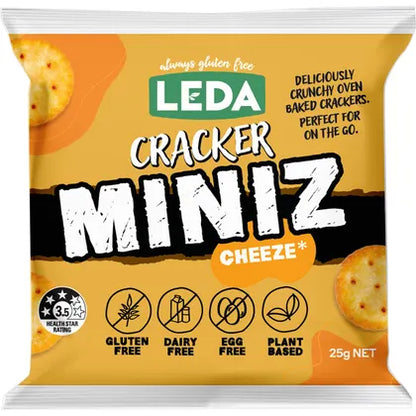 Leda Cracker Miniz Cheeze Multi 6 Pack 6x150g