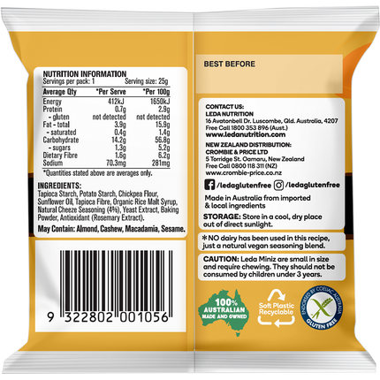 Leda Cracker Miniz Cheeze Multi 6 Pack