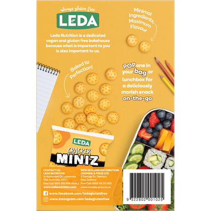 Leda Cracker Miniz Cheeze Multi 6 Pack