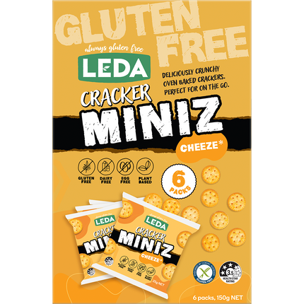 Leda Cracker Miniz Cheeze Multi 6 Pack