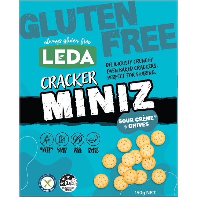 Leda Cracker Miniz Sour Crème & Chives