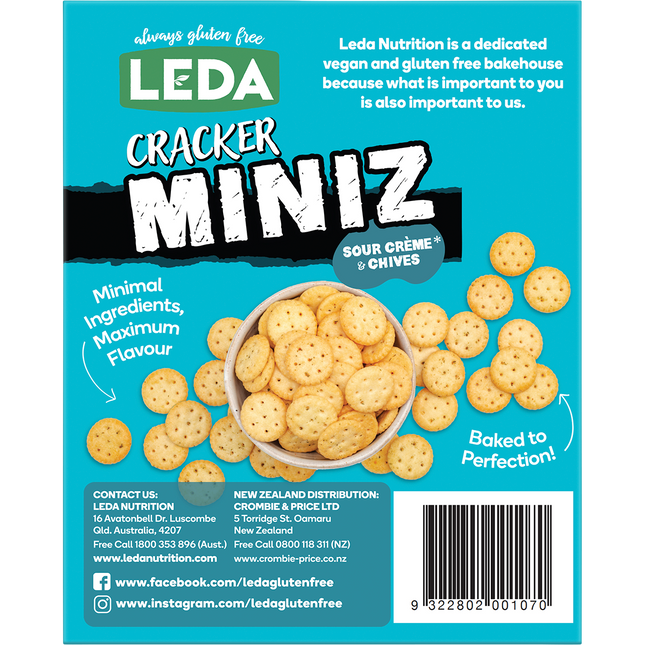 Leda Cracker Miniz Sour Crème & Chives