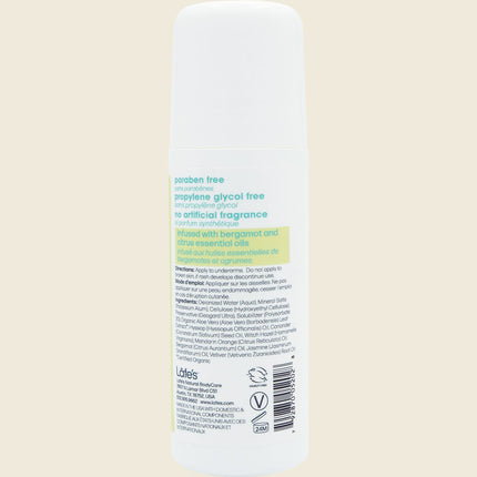 Lafe's Roll On Deodorant Citrus + Bergamot 88ml