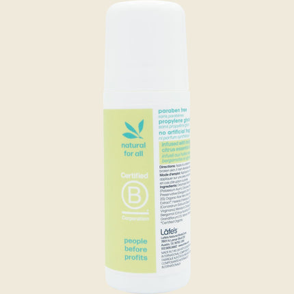 Lafe's Roll On Deodorant Citrus + Bergamot 88ml
