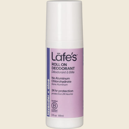 Lafe's Roll On Deodorant Lavender + Aloe 88ml