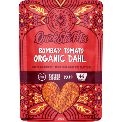 Quick Stix Mix Organic Dahl Bombay Tomato