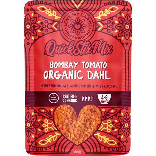 Quick Stix Mix Organic Dahl Bombay Tomato