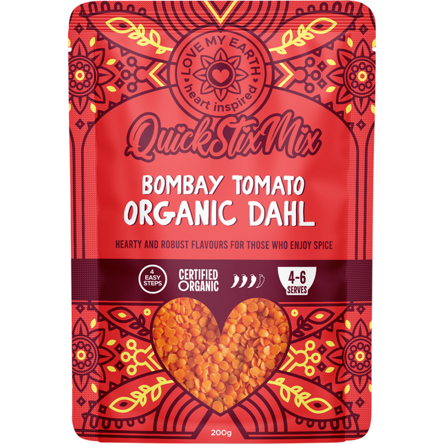 Quick Stix Mix Organic Dahl Bombay Tomato