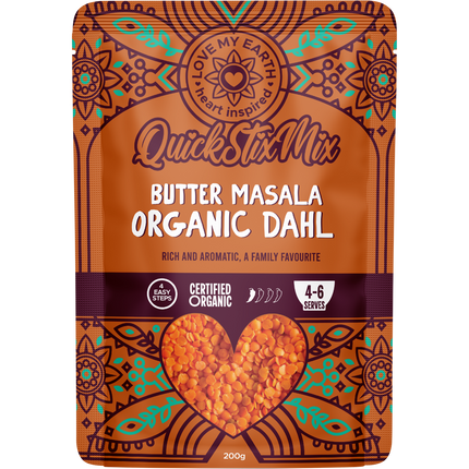 Quick Stix Mix Organic Dahl Butter Masala