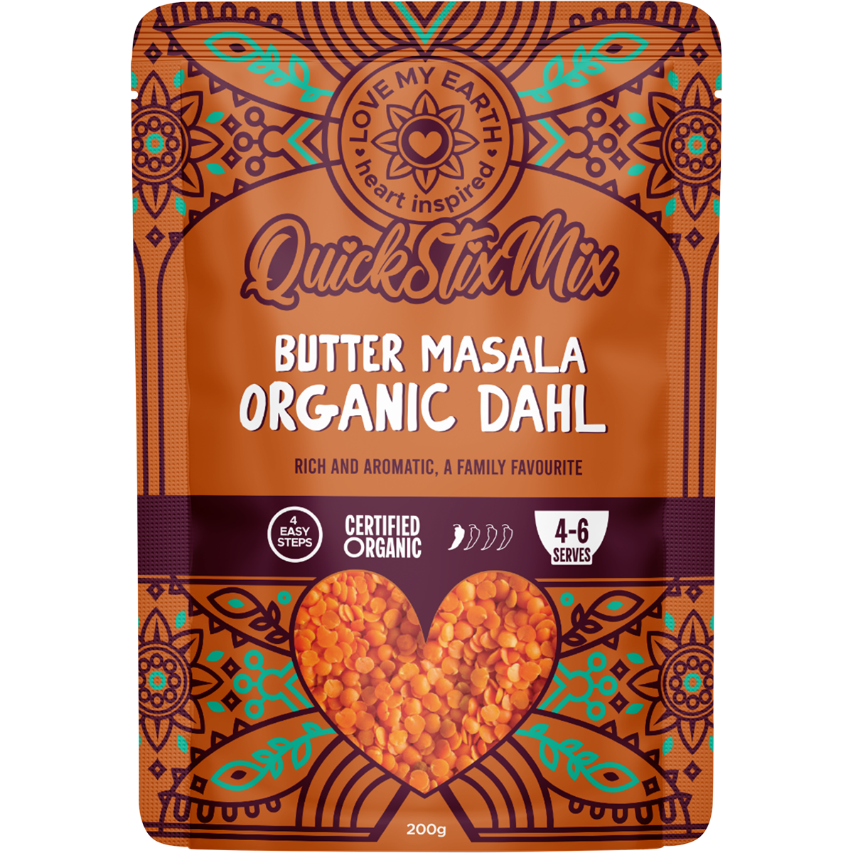 Quick Stix Mix Organic Dahl Butter Masala