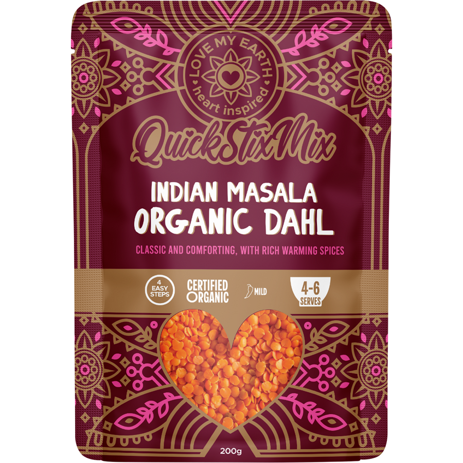 Quick Stix Mix Organic Dahl Indian Masala