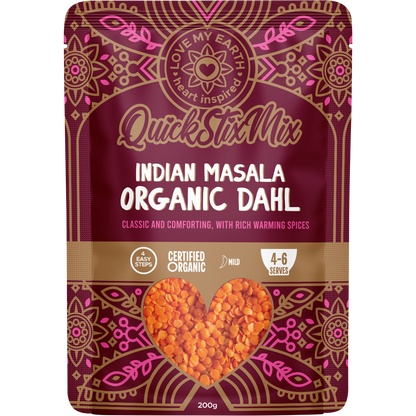Quick Stix Mix Organic Dahl Indian Masala