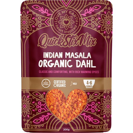 Quick Stix Mix Organic Dahl Indian Masala