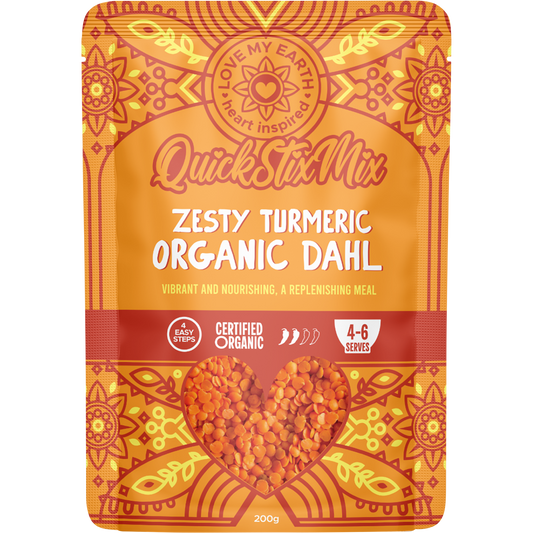 Quick Stix Mix Organic Dahl Zesty Turmeric