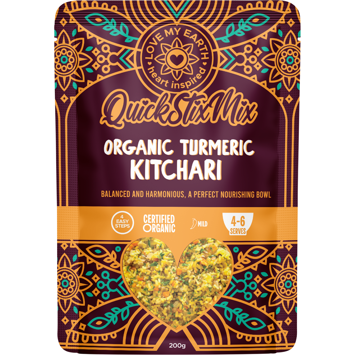 Quick Stix Mix Organic Turmeric Kitchari