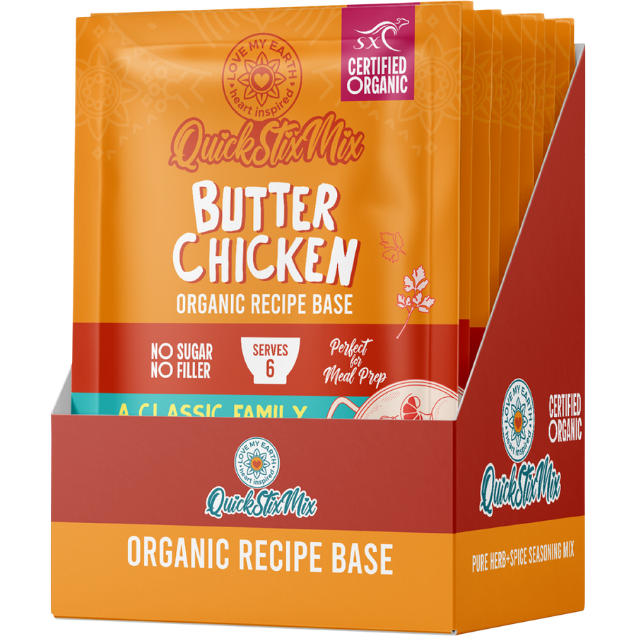 Love My Earth Quick Stix Mix Organic Recipe Base Butter Chicken