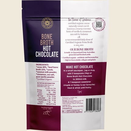 Love My Earth Organic Bone Broth Hot Chocolate 196g