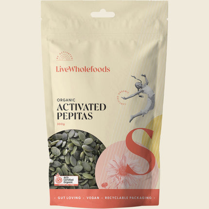 Live Wholefoods Organic Activated Pepitas 300g