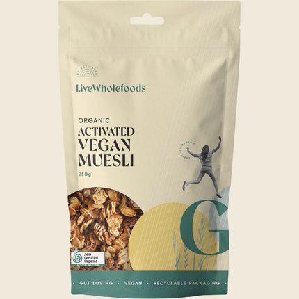 Live Wholefoods Organic Activated Vegan Muesli 250g