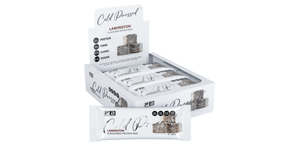 Fibre Boost Cold Pressed Lamington flavoured Protein Bar