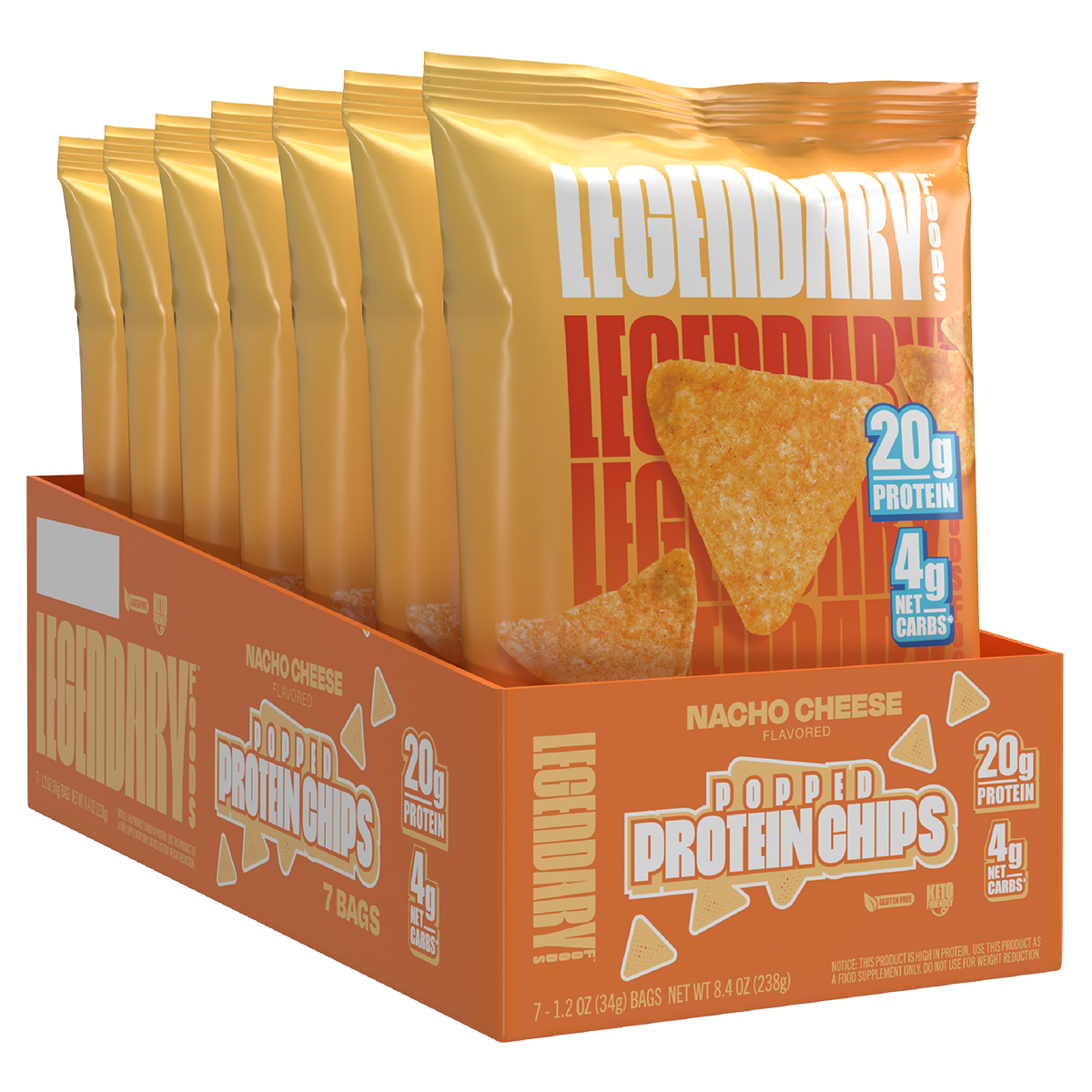 Legendary Foods Popped Protein Chips