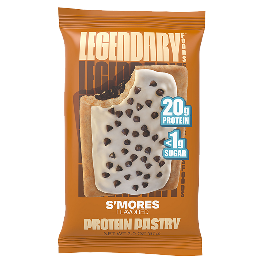 Legendary Food Protein pastry package with 'Legendary' branding on a white background