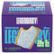 Legendary Protein Pastry Blueberry Flavored with a graham cracker and blueberry filling on a purple background.