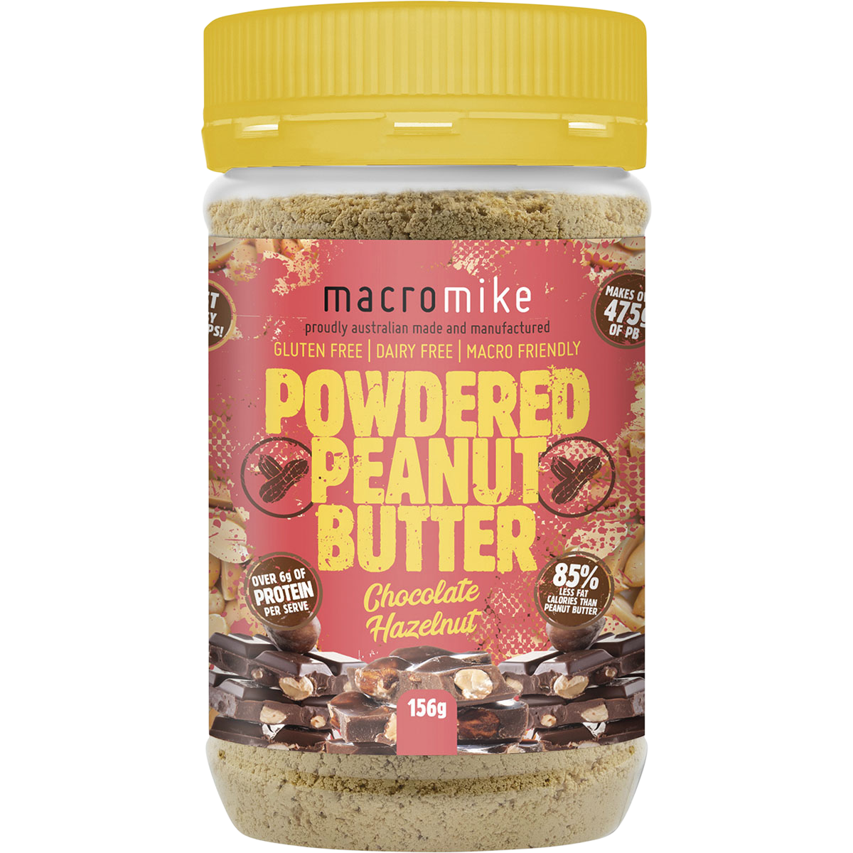Powdered Peanut Butter Chocolate Hazelnut