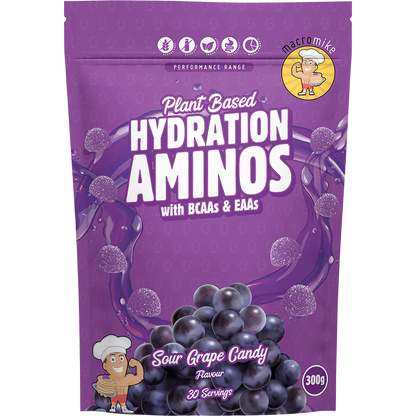 Plant Based Hydration Aminos Sour Grape Candy