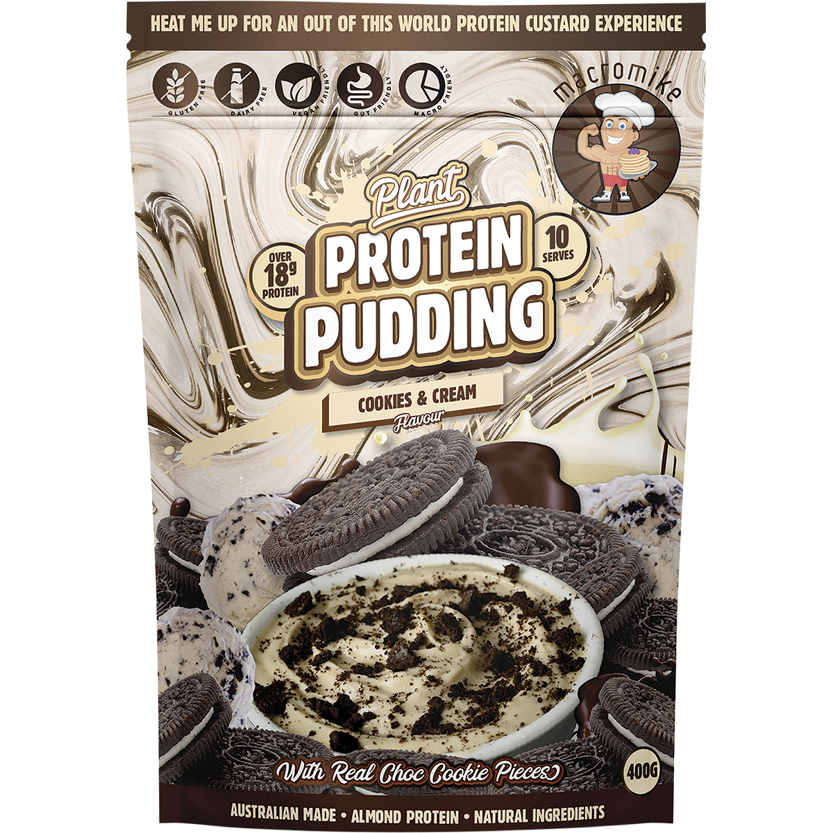 Plant Protein Pudding Cookies & Cream