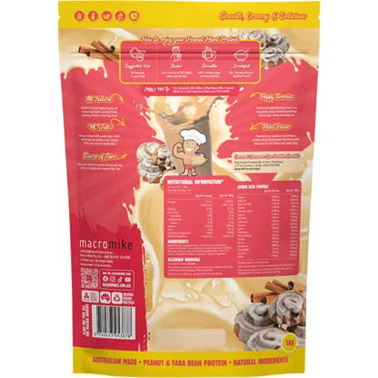 Macro Mike Peanut Plant Protein Caramel Cinnamon Bun