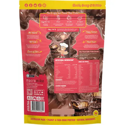 Macro Mike Peanut Plant Protein Choc Peanut Butter Cup