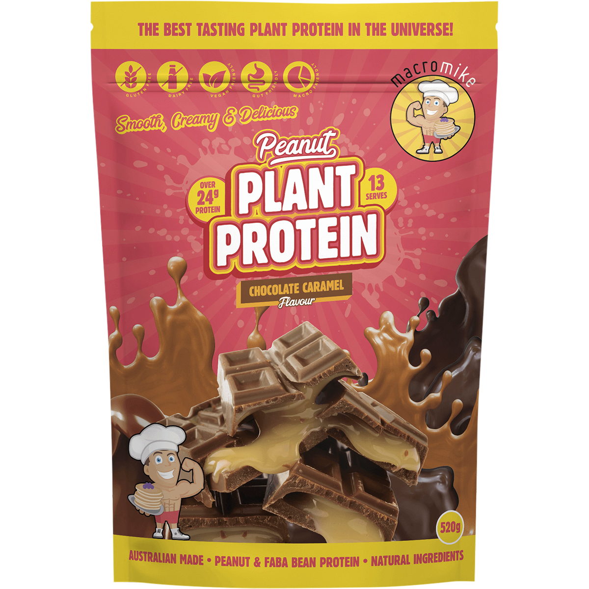 Peanut Plant Protein Chocolate Caramel