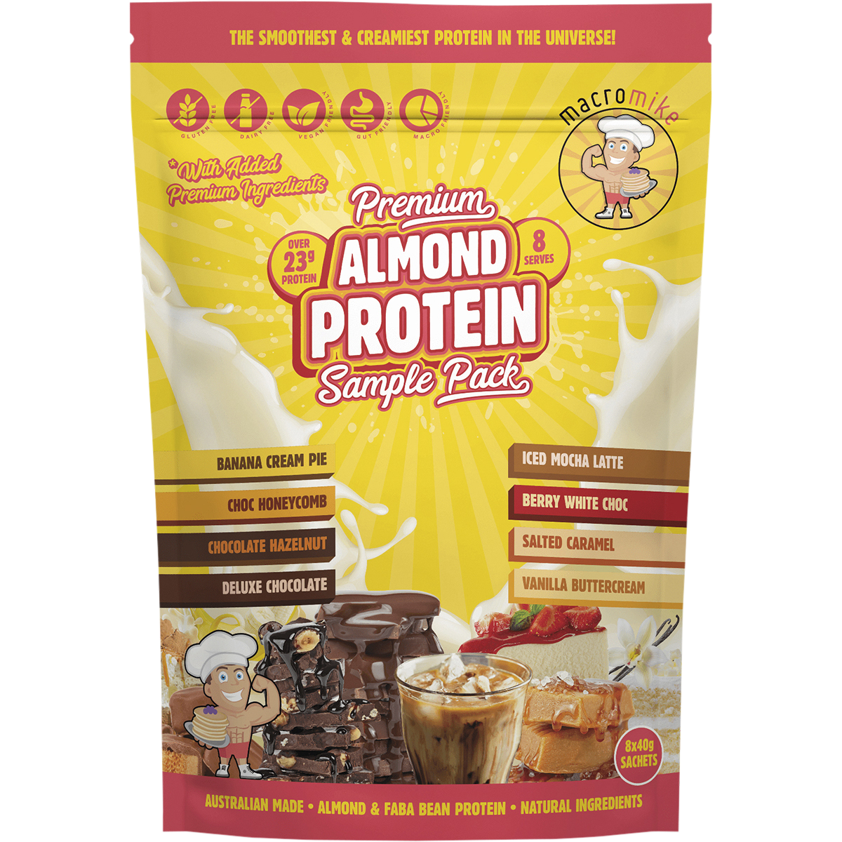 Premium Almond Protein Sample Pack