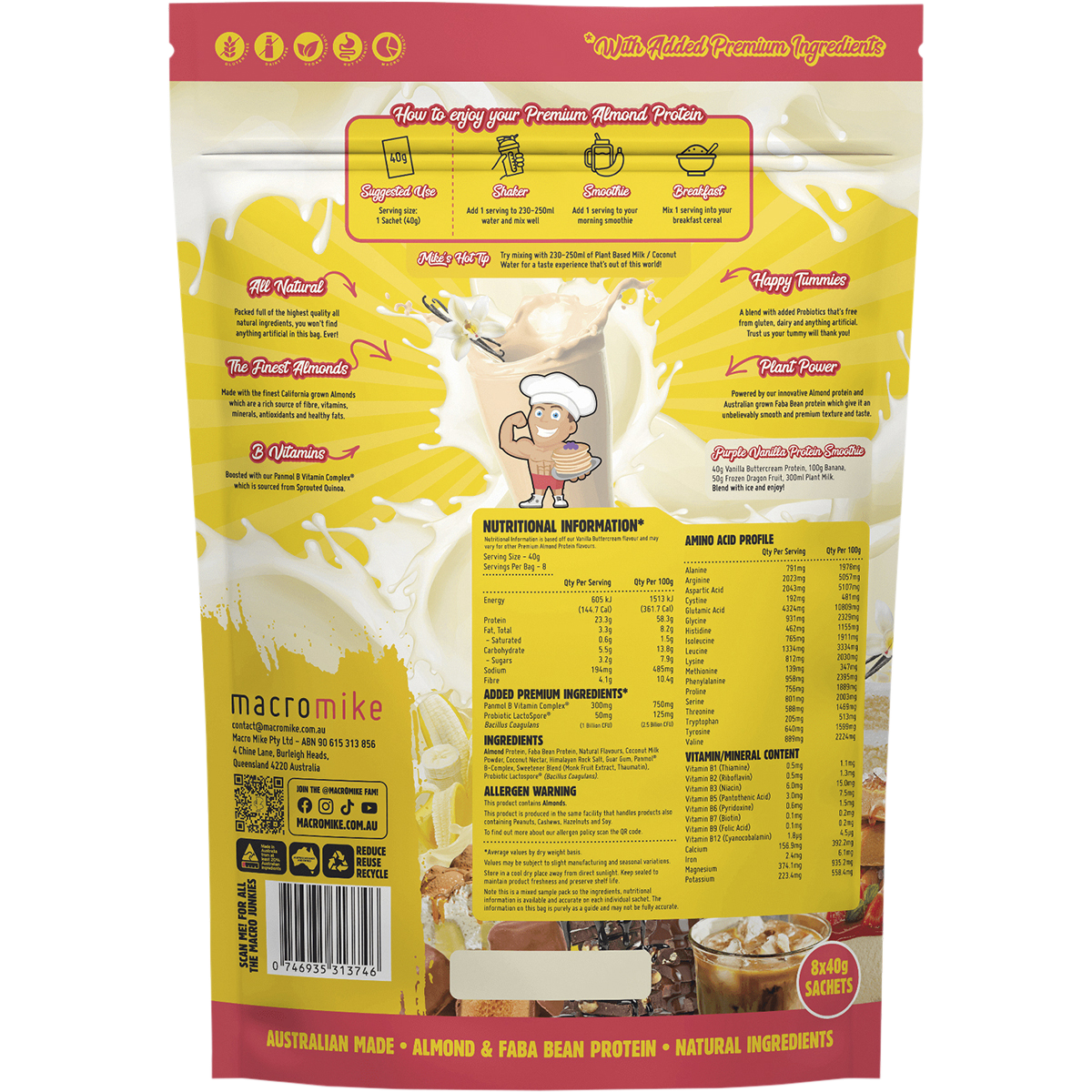 Premium Almond Protein Sample Pack