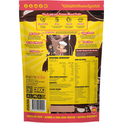 Premium Almond Protein Chocolate Hazelnut