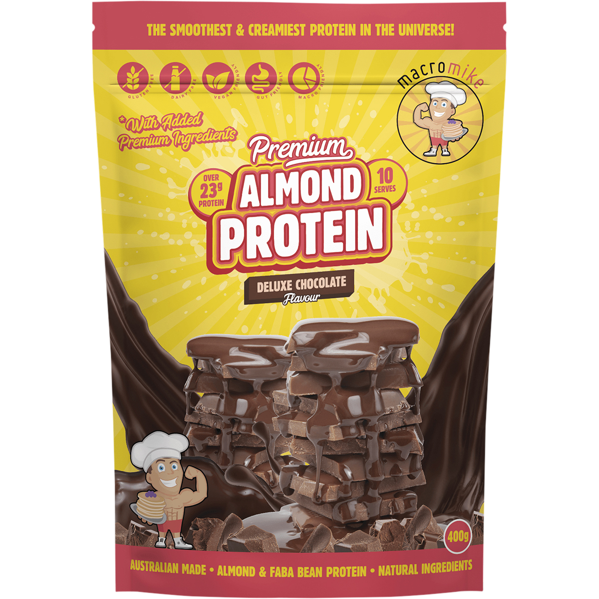 Premium Almond Protein Deluxe Chocolate