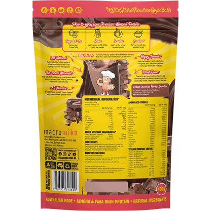 Premium Almond Protein Deluxe Chocolate