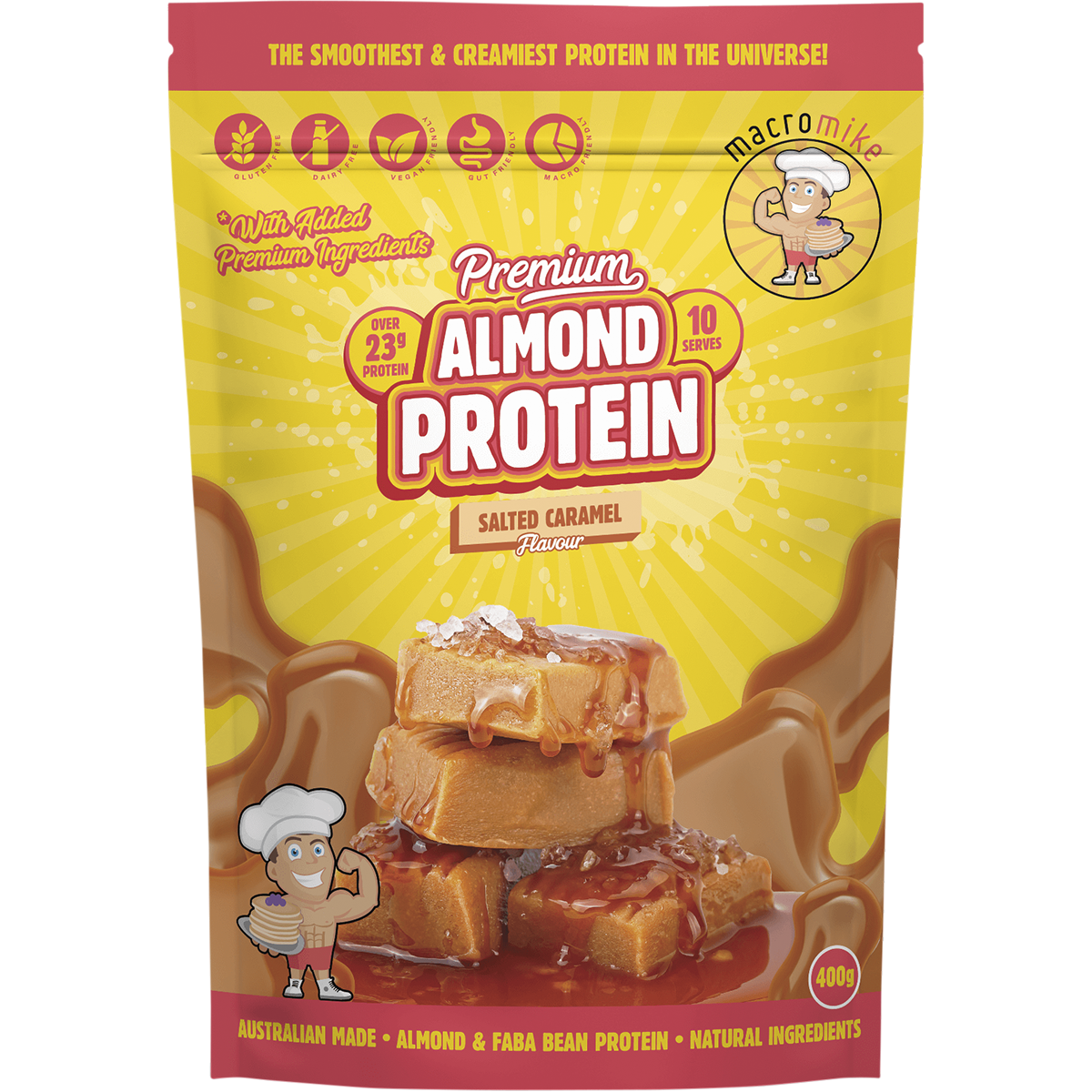 Premium Almond Protein Salted Caramel